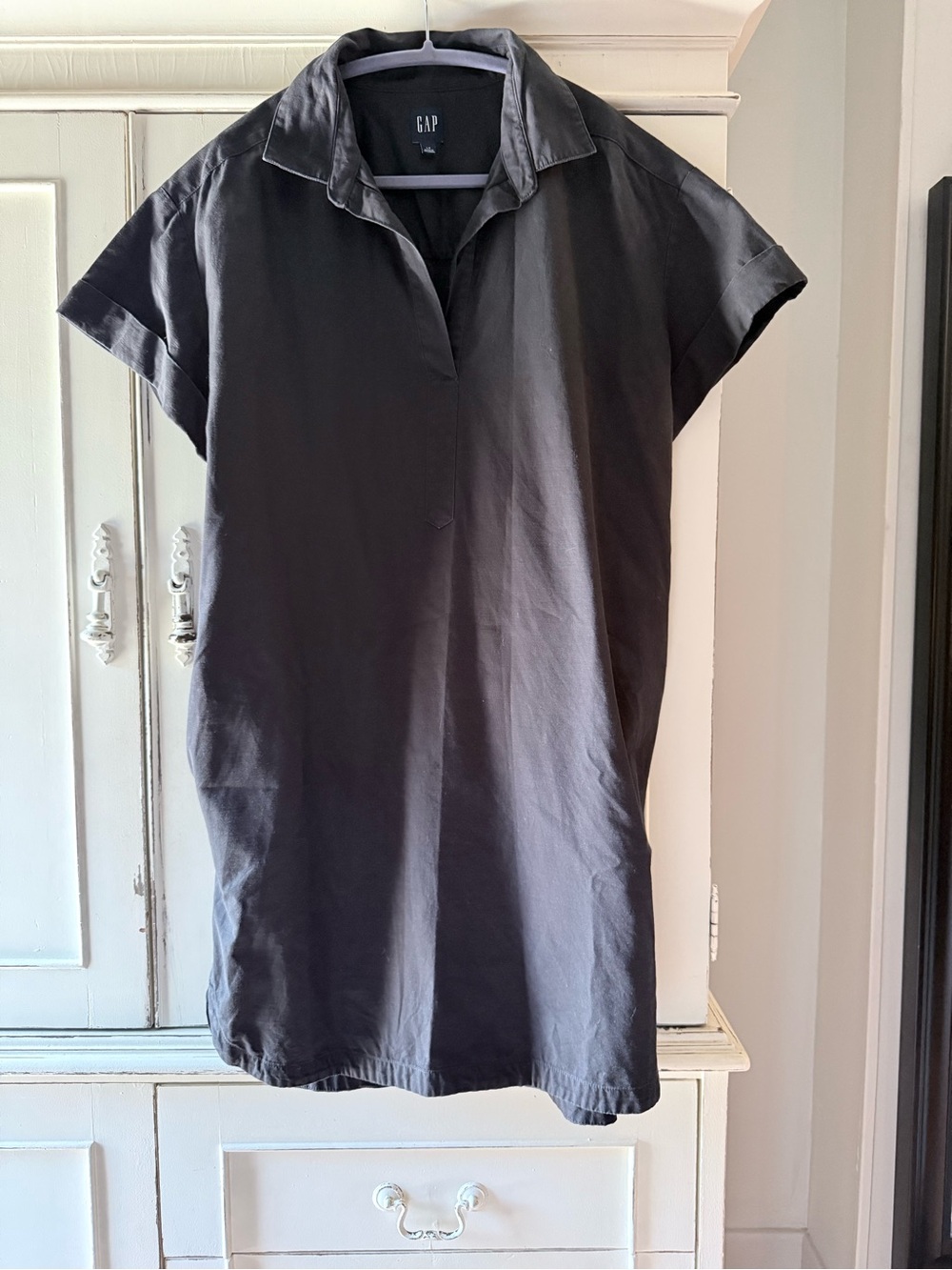 GAP Short Sleeve Polo Shirt Dress